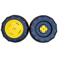 Set Ruota DX e SX Posteriore JD Power Pull - Peg Perego